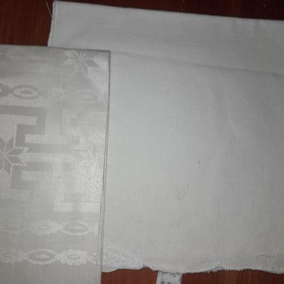 White table linens