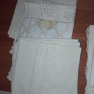 Lacy Table linens, Doiley's and Placemats