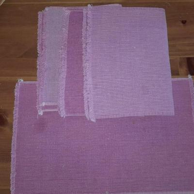 Table linens Placemats, and linen napkins