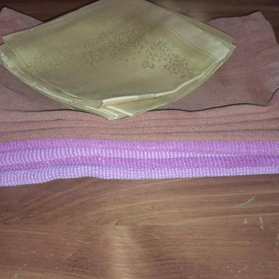 Table linens Placemats, and linen napkins