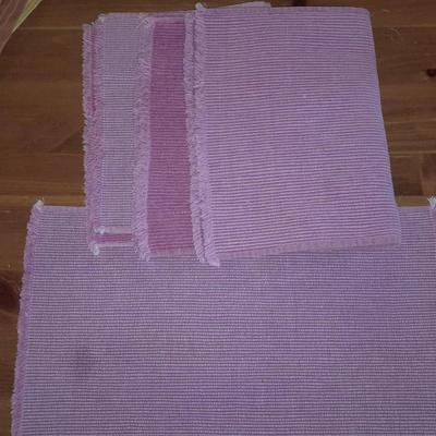 Table linens Placemats, and linen napkins