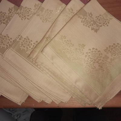 Table linens Placemats, and linen napkins
