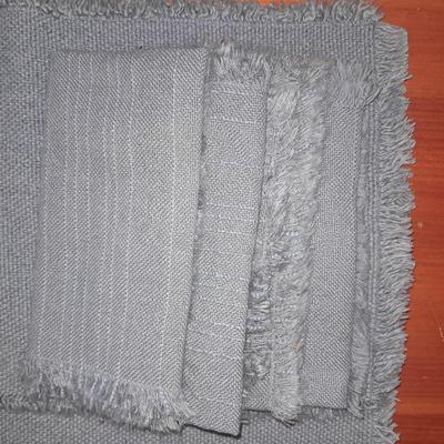Table linens - four Placemats with four matching Linen napkins