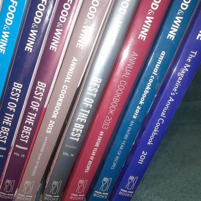 Variety Food & Wine cookbooks