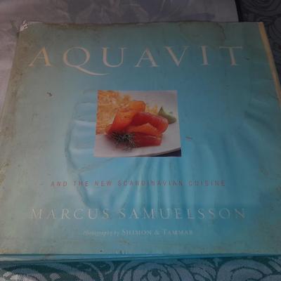 Cookbooks - Aquavit - Food Journeys of a Lifetime - La Cuisine and a La Sauce tablecloth