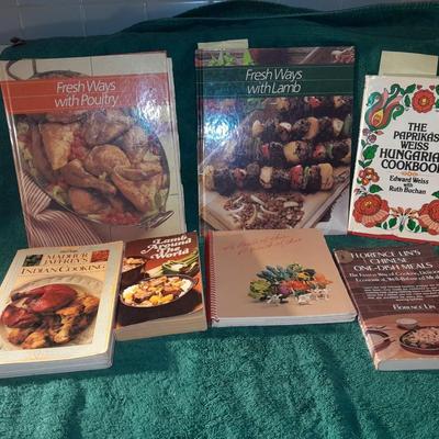 Cookbooks Fresh ways with poultry - lamb - Hungarian - Chinese - Around the world and others