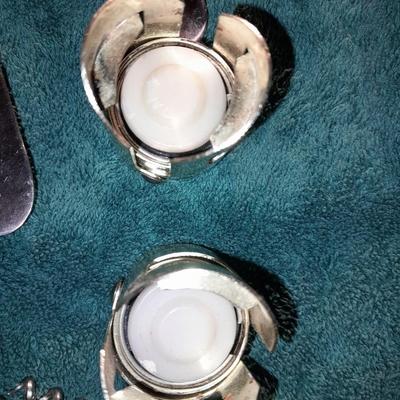 Vintage thermoses and wine corks