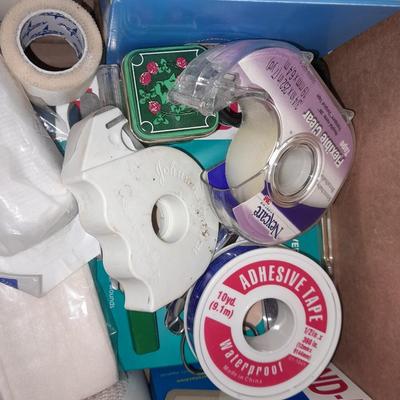 Home first aid - Band-Aids - gauze - Tape - and other home first aid items