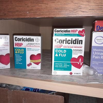 Unexpired over the counter medicines