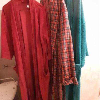 Three Men's Bathrobes