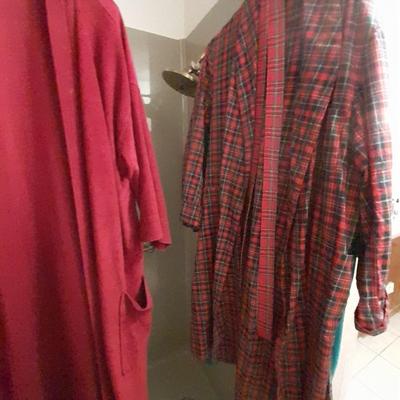 Three Men's Bathrobes
