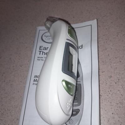 Ear & forehead thermometer and eyeglass care items