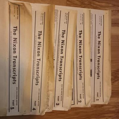 The Nixon Transcripts parts 1-10 from the Denver Post 1974