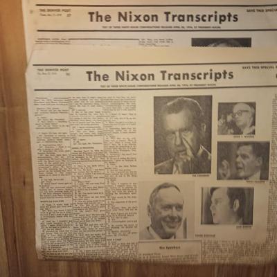 The Nixon Transcripts parts 1-10 from the Denver Post 1974