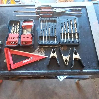 BOSCH AND BLACK&DECKER DRILL BITS-CLAMPS AND MORE