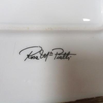 Handmade Pottery Plate Signed By Artist