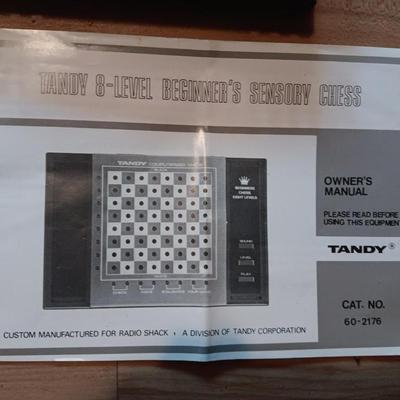 Portable Games and Small Electronic games Including Tandy Chess complete with case!