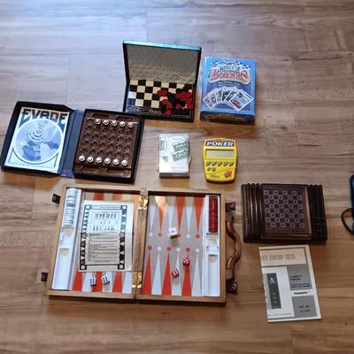Portable Games and Small Electronic games Including Tandy Chess complete with case!