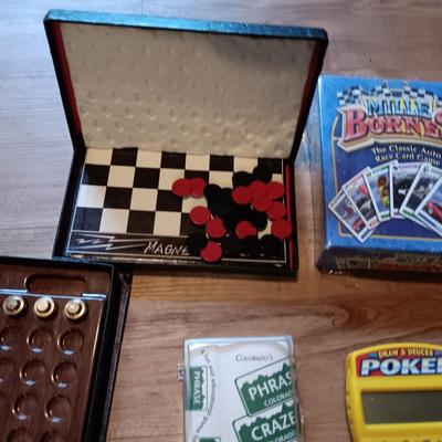 Portable Games and Small Electronic games Including Tandy Chess complete with case!