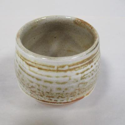 Handmade Pottery Bowl Marked