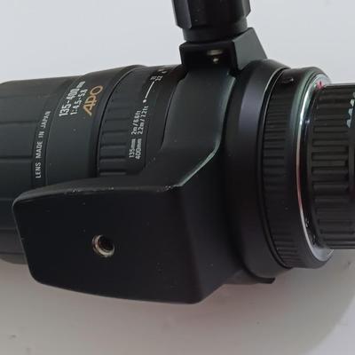 Sigma 135-400mm 1:45-5.6 APO Lens for Canon EF Cameras With case