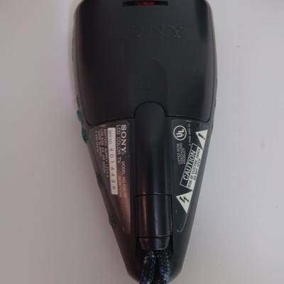 Working Uniden 10 channel Scanner radio with power cord with a Sony handheld watchman television