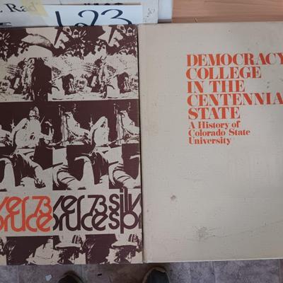 Fort Collins Colorado State University Silver Spruce yearbook 1973 with Democracy's college in the Centennial state History of CSU book