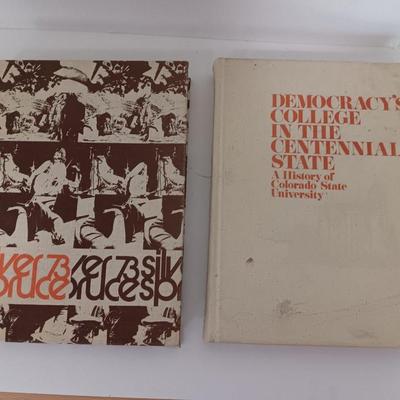 Fort Collins Colorado State University Silver Spruce yearbook 1973 with Democracy's college in the Centennial state History of CSU book