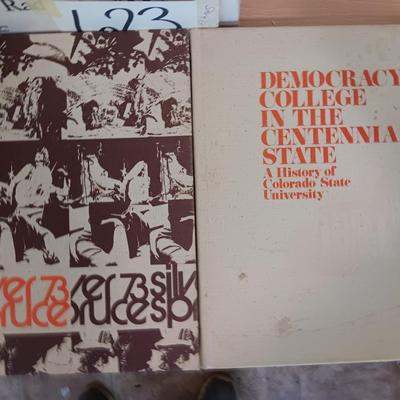 Fort Collins Colorado State University Silver Spruce yearbook 1973 with Democracy's college in the Centennial state History of CSU book