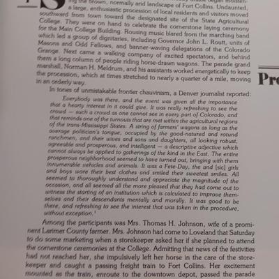 Fort Collins Colorado State University Silver Spruce yearbook 1973 with Democracy's college in the Centennial state History of CSU book