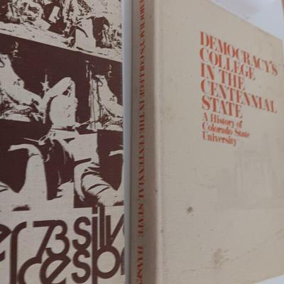 Fort Collins Colorado State University Silver Spruce yearbook 1973 with Democracy's college in the Centennial state History of CSU book