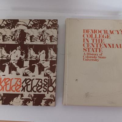 Fort Collins Colorado State University Silver Spruce yearbook 1973 with Democracy's college in the Centennial state History of CSU book