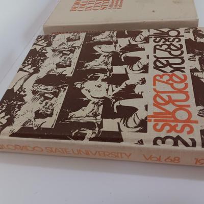 Fort Collins Colorado State University Silver Spruce yearbook 1973 with Democracy's college in the Centennial state History of CSU book