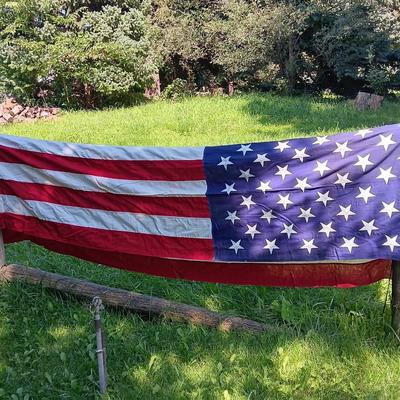 HUGE United States of America flag "Best" Valley Forge 100% cotton Flag, Isn't she beautiful!?! 6'x10'