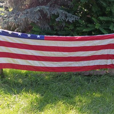 HUGE United States of America flag "Best" Valley Forge 100% cotton Flag, Isn't she beautiful!?! 6'x10'