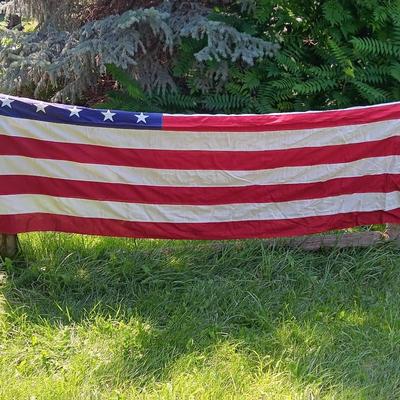 HUGE United States of America flag "Best" Valley Forge 100% cotton Flag, Isn't she beautiful!?! 6'x10'