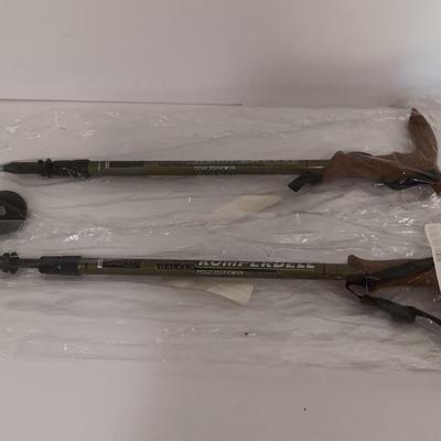 Two brand new Packaged Komperdell anti-shock Walker walking / hiking sticks