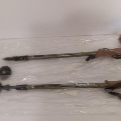 Two brand new Packaged Komperdell anti-shock Walker walking / hiking sticks