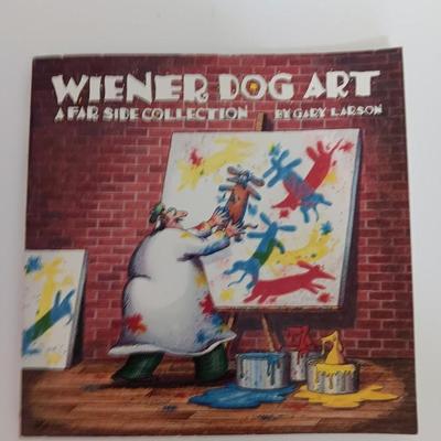 Five The Far Side books with Calvin & Hobbes book too