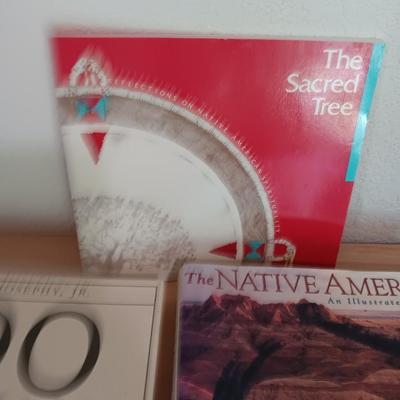 Native American Books - 500 nations - Sacred tree - and The Native Americans History