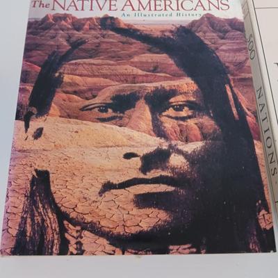 Native American Books - 500 nations - Sacred tree - and The Native Americans History