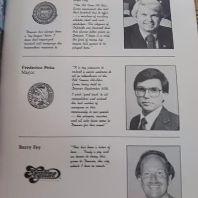 Baseball books - Physics of baseball - 1983-Mile-High program and scorecard- Heritage - Coors field - and more