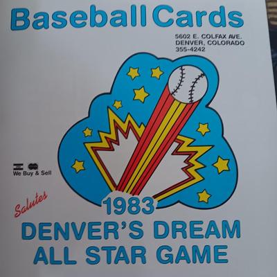 Baseball books - Physics of baseball - 1983-Mile-High program and scorecard- Heritage - Coors field - and more