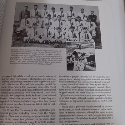 Baseball books - Physics of baseball - 1983-Mile-High program and scorecard- Heritage - Coors field - and more