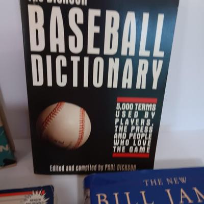 Last of the Baseball books Bill James- Baseball's famous first basemen- Baseball abstract - and others