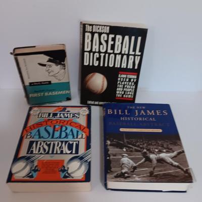 Last of the Baseball books Bill James- Baseball's famous first basemen- Baseball abstract - and others