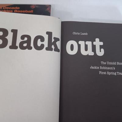 Two Baseball books - Certified Major Leagues of Mile High and Autographed Blackout hardback