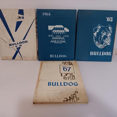 1964 - 1964 - 1965 and 1967 Bulldog yearbooks