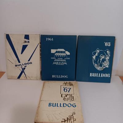 1964 - 1964 - 1965 and 1967 Bulldog yearbooks