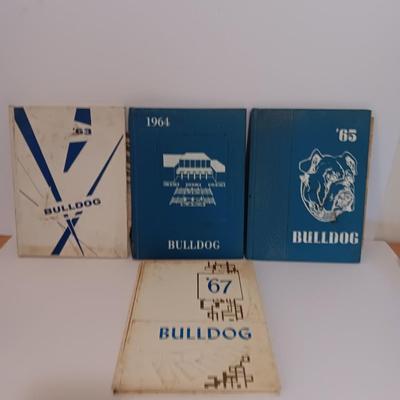 1964 - 1964 - 1965 and 1967 Bulldog yearbooks